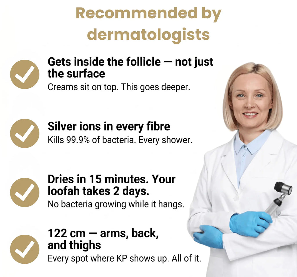 Exfoliating Antibacterial Shower Towel