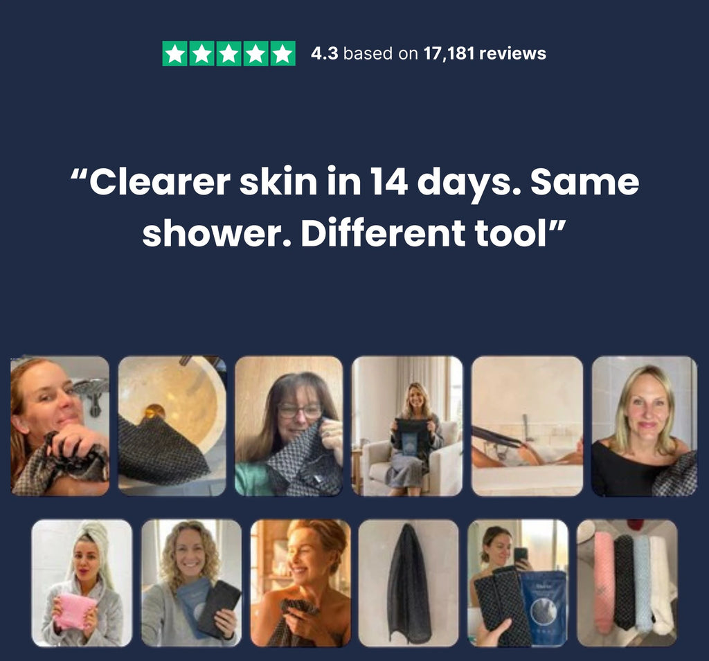 Exfoliating Antibacterial Shower Towel