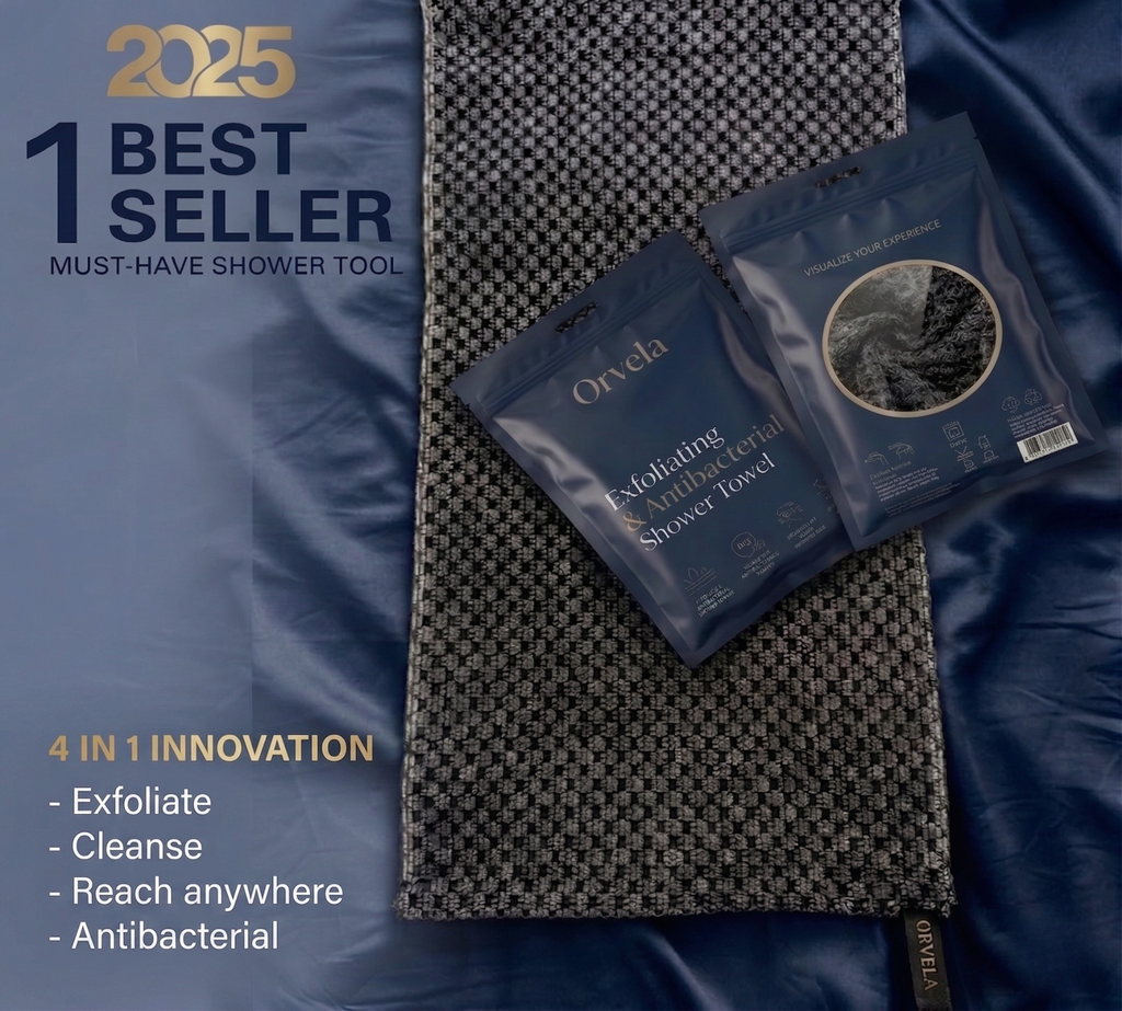 Exfoliating Antibacterial Shower Towel