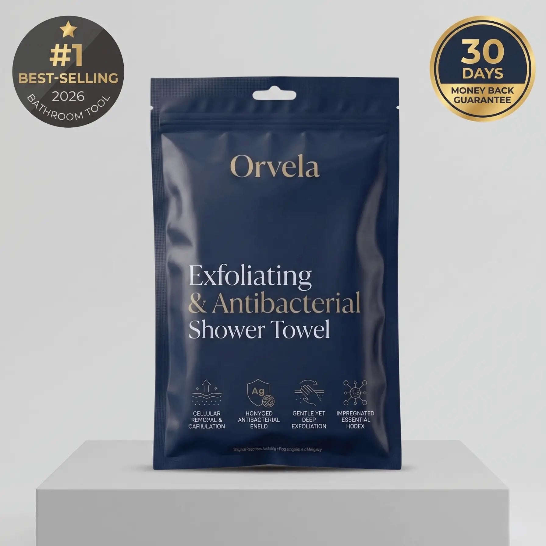 Exfoliating Antibacterial Shower Towel